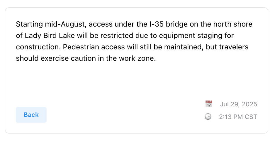 AI summary example showing detailed explanation of news update